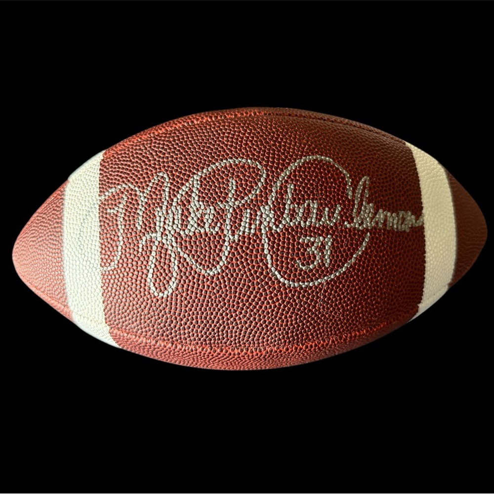 Michael “Pinball” Clemons Authentic CFL Autographed Football Toronto Argonauts